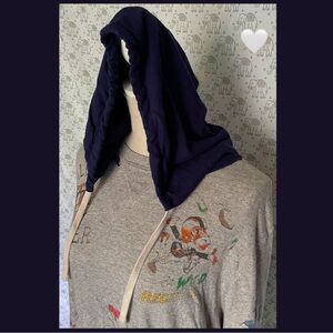 Ralph Lauren Gray Hoodie with Navy Hood
